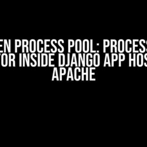 Broken Process Pool: Processpool Executor Inside Django App Hosted on Apache