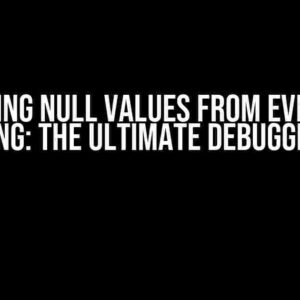 Receiving Null values from Eventhub Streaming: The Ultimate Debugging Guide