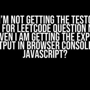 Why I’m not getting the testcases passed for LeetCode question number 189 even I am getting the expected output in browser console in JavaScript?